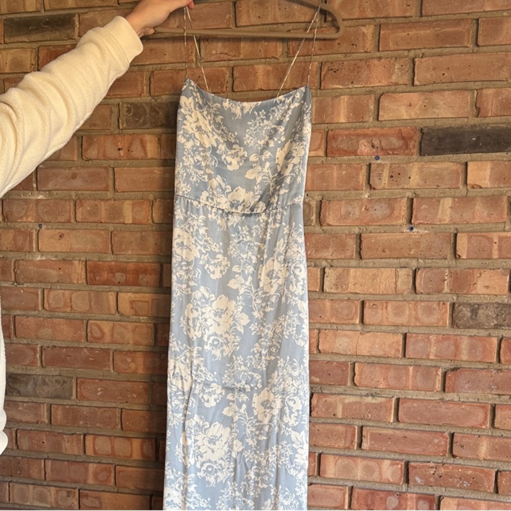 Reformation Frankie Silk Maxi Dress